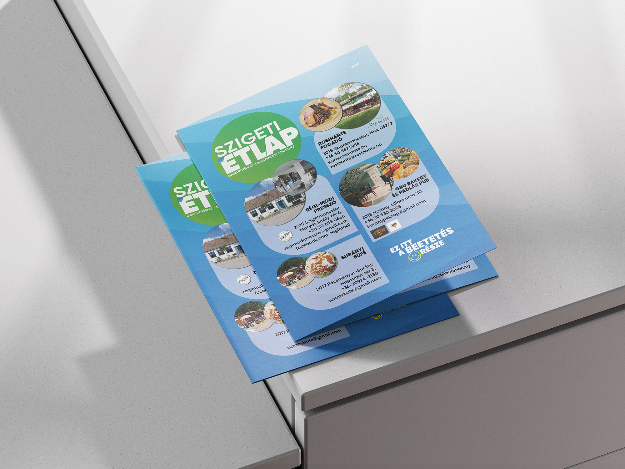 Island menu